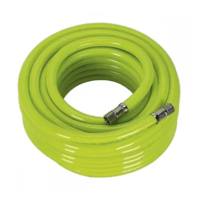 Sealey AHFC1538 Air Hose High-Visibility 15M X Ø10Mm With 1/4inBsp Unions