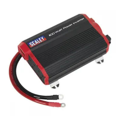 Sealey PI1100 Power Inverter Modified Sine Wave 1100W 12V Dc - 230V ~ 50Hz