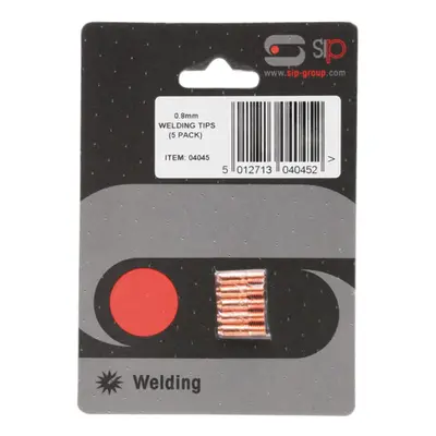 Sip 04045 5X 0.8Mm M5 Mig Welding Tip Pack