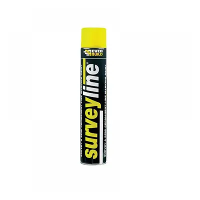 Everbuild Sika 490215 Survey Line® Marker Spray Yellow 700Ml