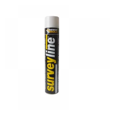 Everbuild Sika 490214 Survey Line® Marker Spray White 700Ml