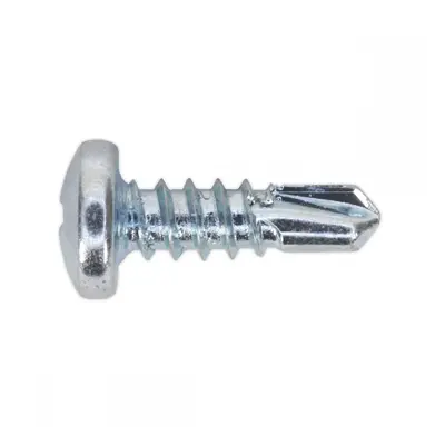 Sealey SDPH4213 Self-Drilling Screw 4.2 X 13Mm Pan Head Phillips Zinc Pack Of 100