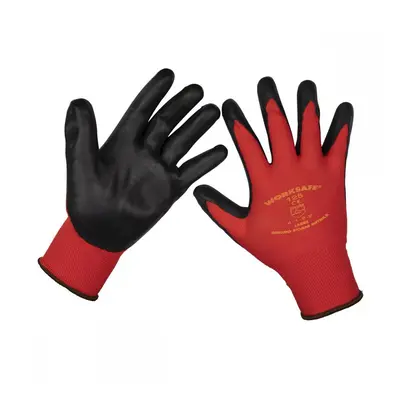 Sealey 9125L Flexi Grip Nitrile Palm Gloves (Large) - Pair