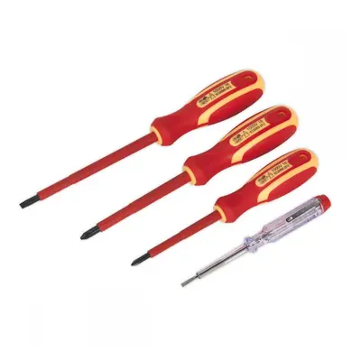 Sealey S01155 Electricianfts Screwdriver Set 4Pc Vde Approved