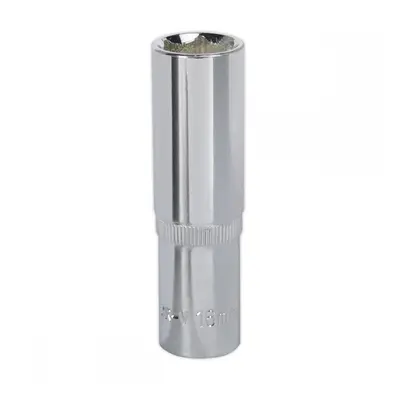 Sealey SP1216D Walldrive® Socket 16Mm Deep 1/2inSq Drive Fully Polished