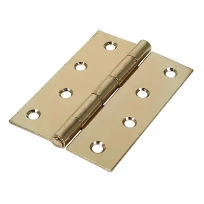 Timco 434167 Butt Hinge - Fixed Pin (1838) - Electro Brass 100 X 70