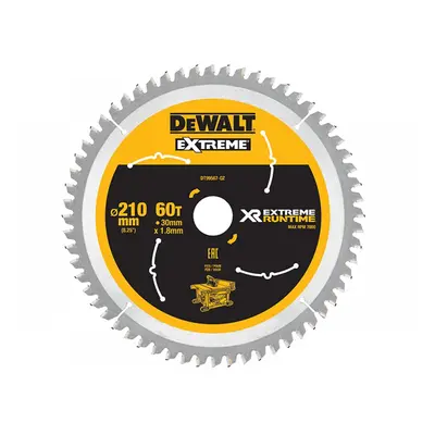 Dewalt DT99567-QZ Xr Flexvolt Table Saw Blade 210 X 30Mm X 60T