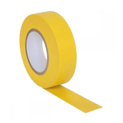 Sealey ITYEL10 Pvc Insulating Tape 19Mm X 20M Yellow Pack Of 10