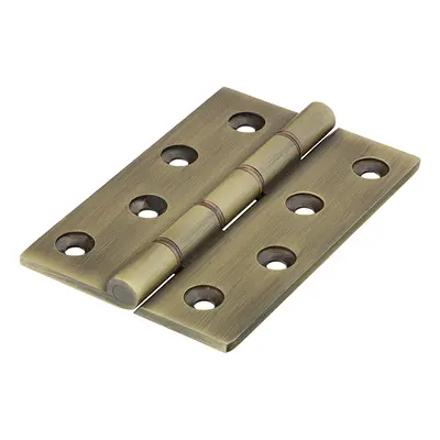 Timco 234100 Double Phosphor Bronze Washered Hinges - Solid Brass - Antique Brass 102 X 67