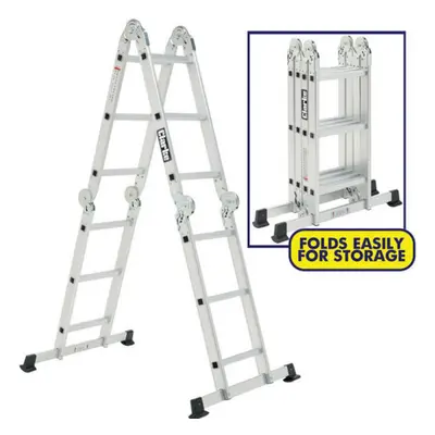 Clarke 3500218 Fpl3 10-In-1 Multi Function Aluminium Ladder