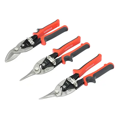 Timco 468181 Aviation Snips Set 3Pcs Blister Pack 3