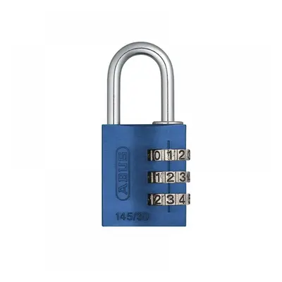 Abus Mechanical 46577 145/30 30Mm Aluminium Combination Padlock Blue 46577