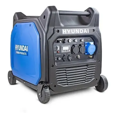 Hyundai 6600W/6.6Kw Remote Electric Start Petrol Portable Inverter Generator | Hy6500Sei