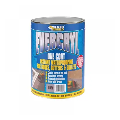 Everbuild Sika 484626 Evercryl® One Coat Grey 1Kg