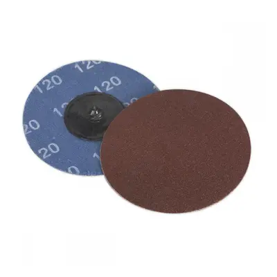 Sealey PTCQC75120 Quick-Change Sanding Disc Ø75Mm 120Grit Pack Of 10