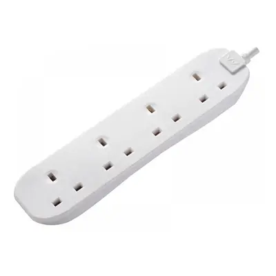 Masterplug BFG210N-MP Extension Lead 240V 4-Gang 13A White 2M