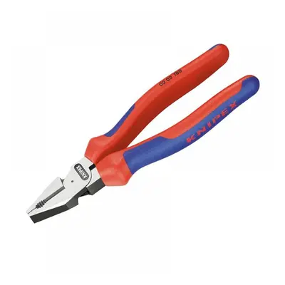 Knipex 02 02 200 SB High Leverage Combination Pliers Multi-Component Grip 200Mm