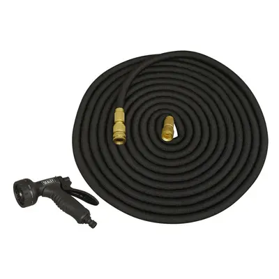 Sealey GH30E Ø17Mm Expandable Garden Hose Black 30M Premium