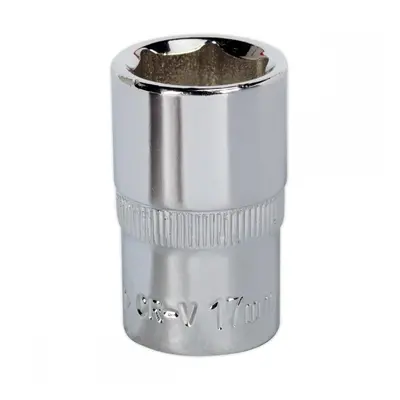 Sealey SP1217 Walldrive® Socket 17Mm 1/2inSq Drive Fully Polished