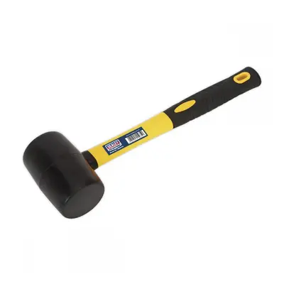 Sealey RMB100 Rubber Mallet 1Lb With Fibreglass Shaft