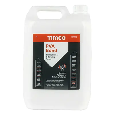 Timco 236123 Pva Bond 5L Bottle 1