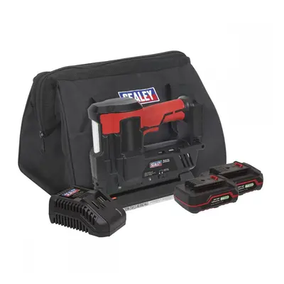 Sealey CP20VNGKIT Cordless Staple/Nail Gun Kit 18G 20V Sv20 Series - 2 Batteries