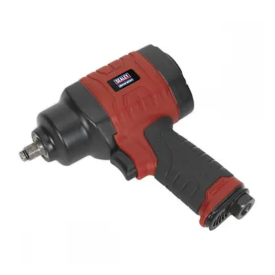 Sealey GSA6000 Composite Air Impact Wrench 3/8inSq Drive - Twin Hammer