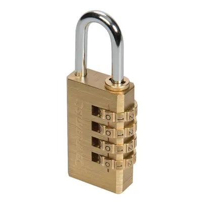 Silverline 360848 Combination Padlock Brass 4-Digit Each 1