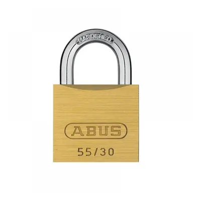 Abus Mechanical 35074 55/30Mm Brass Padlock Carded