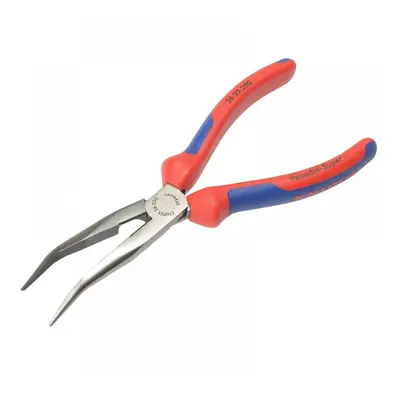 Knipex 26 22 200 SB Bent Snipe Nose Side Cutting Pliers Multi-Component Grip 200Mm (8In)