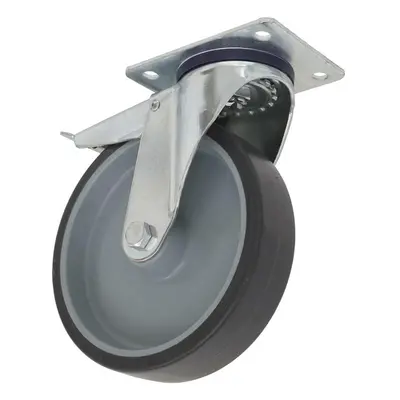 Sealey SCW2100SPLEM Medium-Duty Thermoplastic Swivel Castor Wheel With Total Lock Ø100Mm - Trade