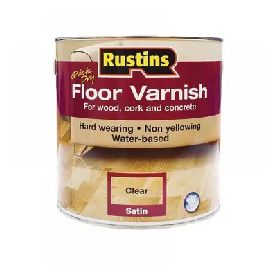 Rustins AFCG1000 Quick Dry Floor Varnish Gloss 1 Litre