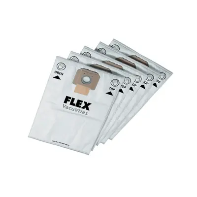 Flex Power Tools 329.630 Fleece Filter Bags (Pack 5)