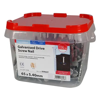 Timco DSN65T Drive Screws - Galvanised 65 X 5.40