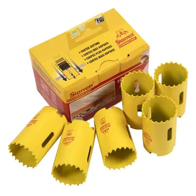 Starrett FCH0114-6 Fch0114 Fast Cut Bi-Metal Holesaw 32Mm Bulk Pack Of 6