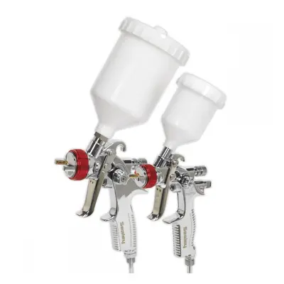 Sealey HVLP774 Hvlp Gravity Feed Top Coat/Touch-Up Spray Gun Set