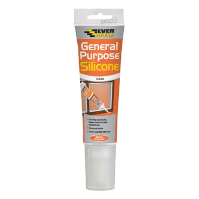 Everbuild Easi Sq General Purpose Sil Clear 80Ml