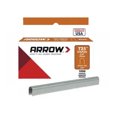 Arrow A256 T25 Staples 10Mm (3/8In) (Box 1000)