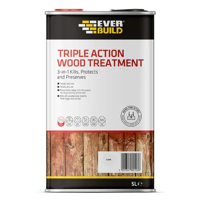 Everbuild Triple Action Wood Treatment 5L