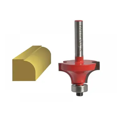 Faithfull Router Bit Tct Rounding Over 15.8Mm X 9.5Mm 1/4In Shank