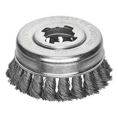 Lessmann 483.21X X-Lock Steel Knot Cup Brush 85Mm Non Spark