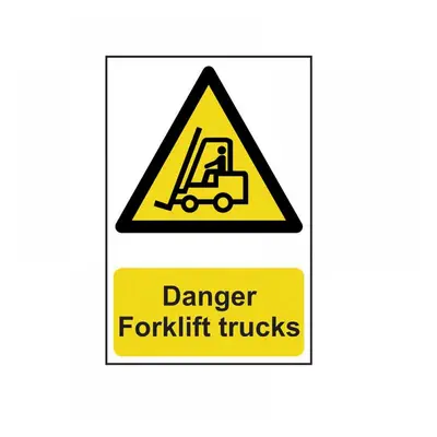 Scan 0954 Danger Forklift Trucks - Pvc Sign 200 X 300Mm