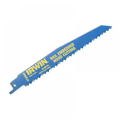 Irwin® 10504158 956R Sabre Saw Blade Nail Embedded Wood Cutting 225Mm Pack Of 5