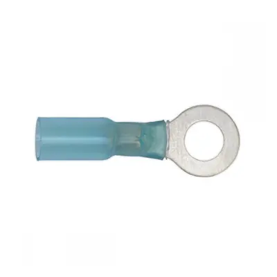 Sealey BTSR2584 Heat Shrink Ring Terminal Ø8.4Mm Blue Pack Of 25