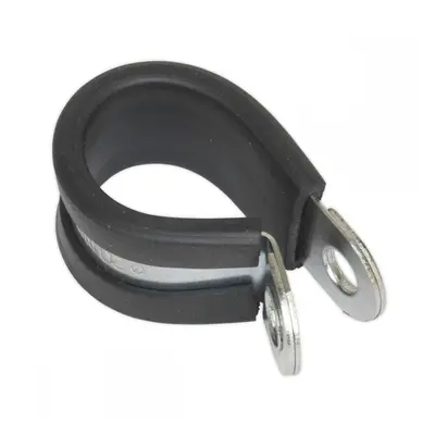 Sealey PCJ21 P-Clip Rubber Lined Ø21Mm Pack Of 25