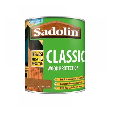 Sadolin 5028457 Classic Wood Protection Antique Pine 1 Litre