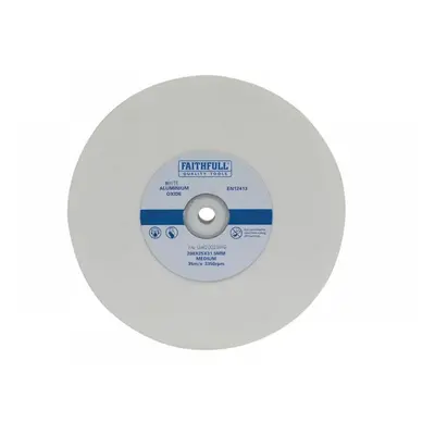 Faithfull General Purpose Grinding Wheel 200 X 25Mm White Medium