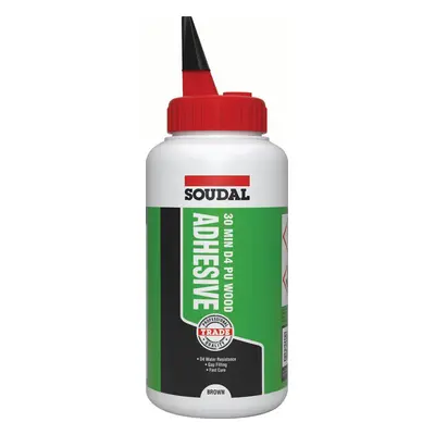 Soudal 30 Minute D4 Pu Wood Adhesive Liquid Brown 750G bottle 12