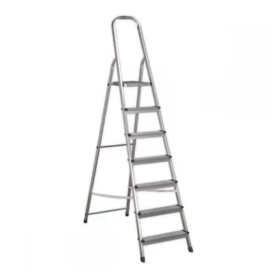 Sealey ASL7 Aluminium Step Ladder 7-Tread En 131