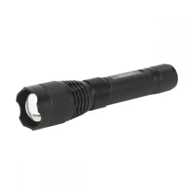 Sealey LED449 Aluminium Torch 10W Smd Led Adjustable Focus Rechargeable